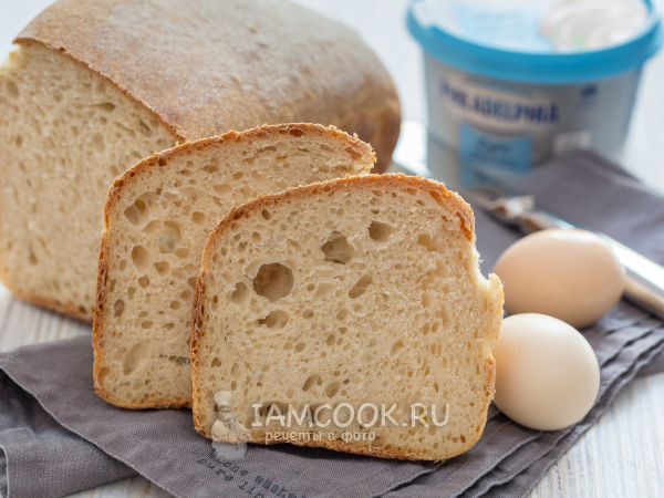 Пшеничный хлеб на пшеничной закваске, рецепт с фото