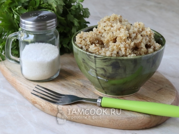 Гарнир из киноа, рецепт с фото