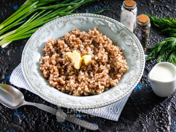 Гречка в микроволновке, рецепт с фото