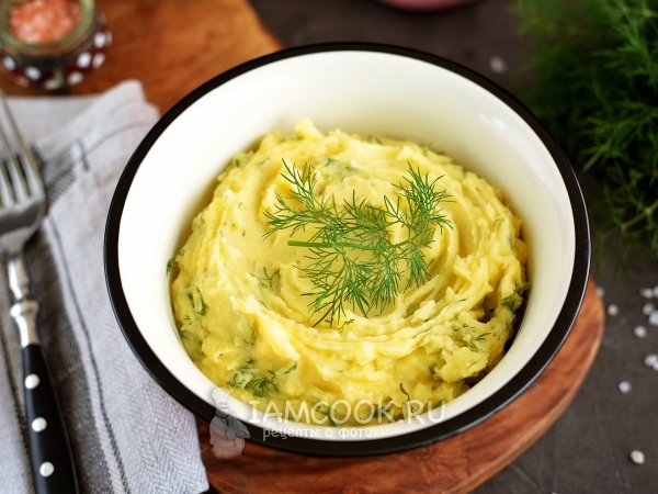 Картофельное пюре с яйцом без молока, рецепт с фото
