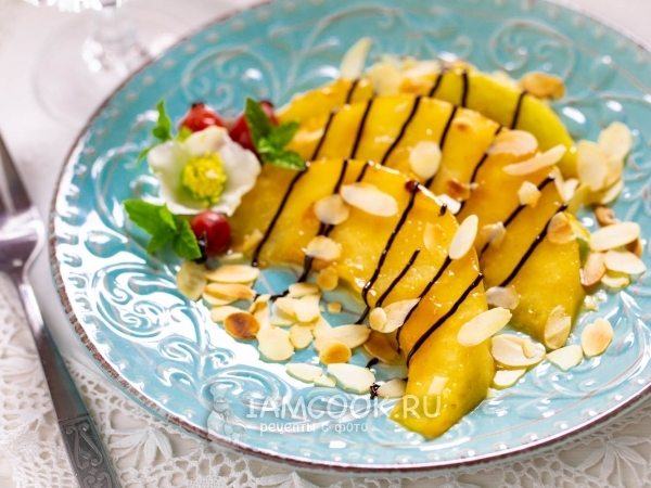 Жареная дыня, рецепт с фото