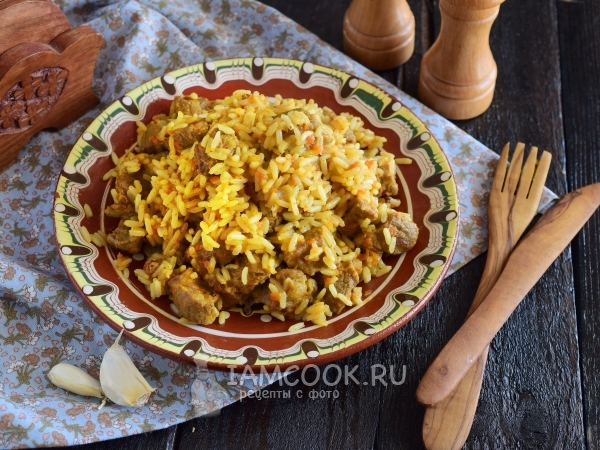 Быстрый плов, рецепт с фото
