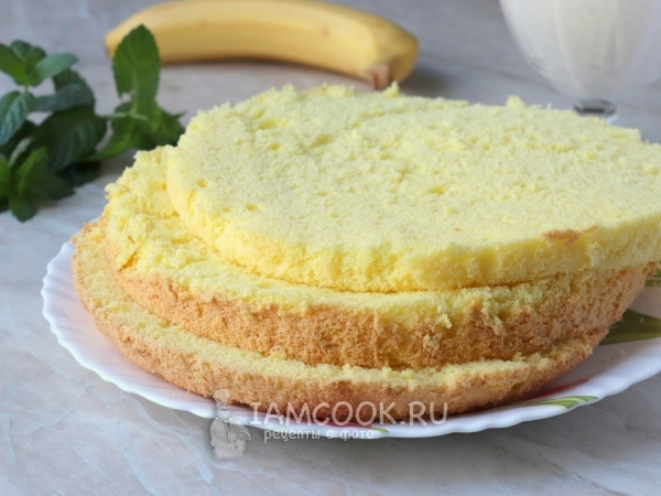 Классический бисквит в мультиварке, рецепт с фото