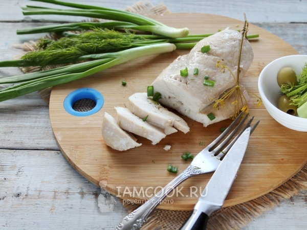 Куриная грудка в пароварке, рецепт с фото