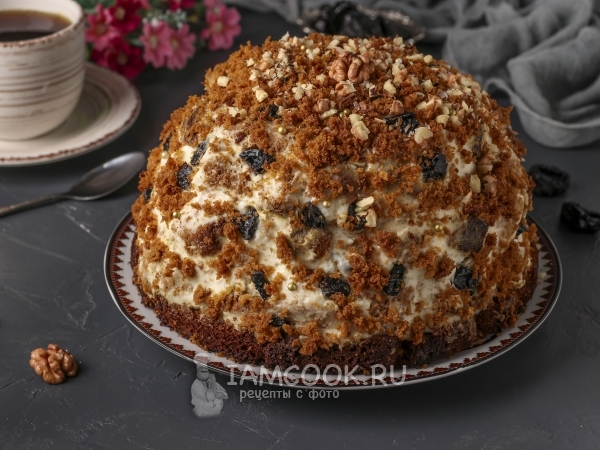 Медовый торт «Панчо», рецепт с фото