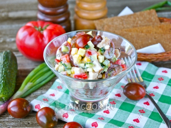 Салат «Парижель», рецепт с фото