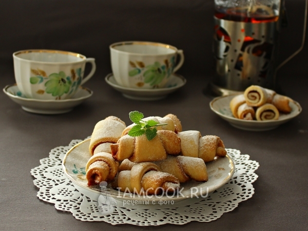 Рогалики с корицей, рецепт с фото