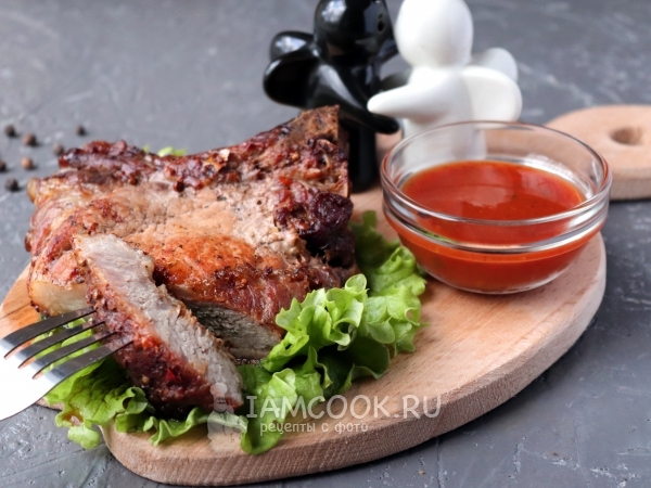 Отбивные из свинины на косточке, рецепт с фото