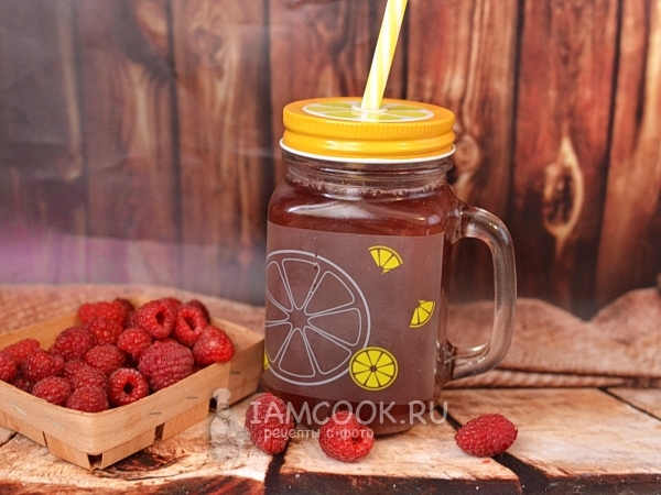 Компот из замороженной малины, рецепт с фото