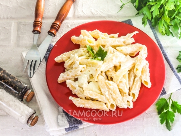 Макароны с брынзой, рецепт с фото