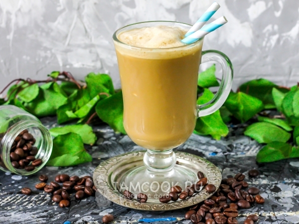 Кофейный молочный коктейль с мороженым, рецепт с фото