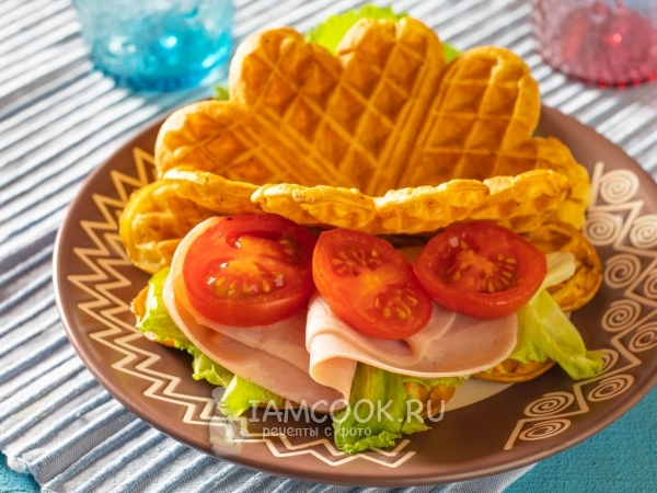 Заварные вафли, рецепт с фото