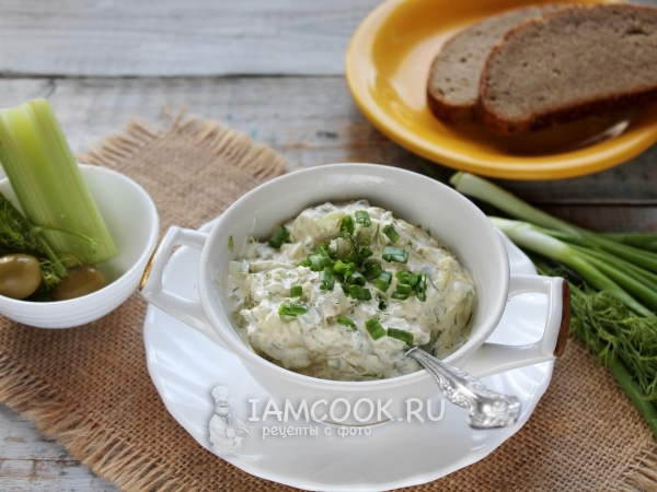 Соус Тартар с оливками и огурцами, рецепт с фото