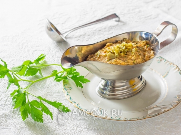 Соус с корнишонами, рецепт с фото