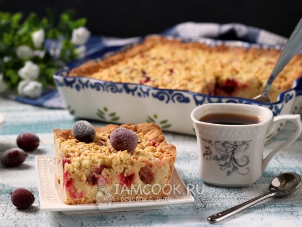 Пирог с крыжовником, рецепт с фото