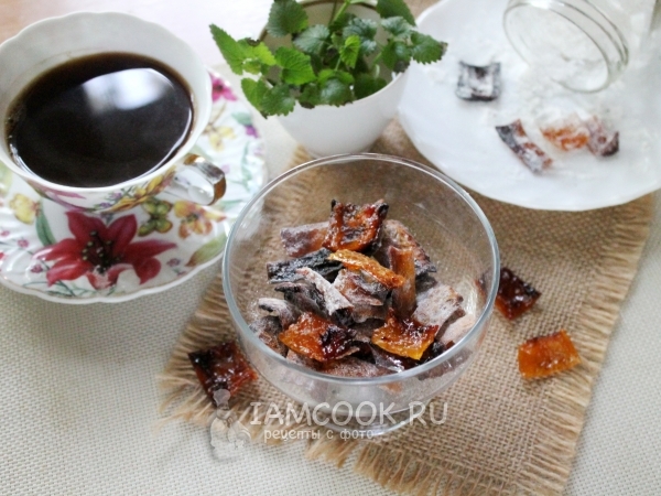 Цукаты из дынных корок, рецепт с фото