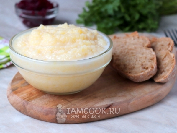 Пюре из репы, рецепт с фото