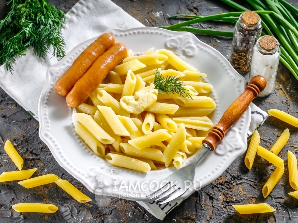 Макароны в микроволновке, рецепт с фото