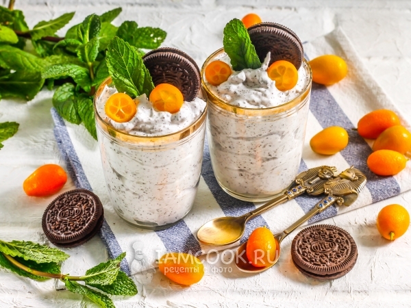 Крем с печеньем «Орео», рецепт с фото