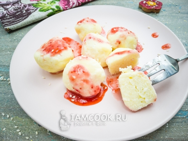 Ленивые вареники из творога (ПП), рецепт с фото