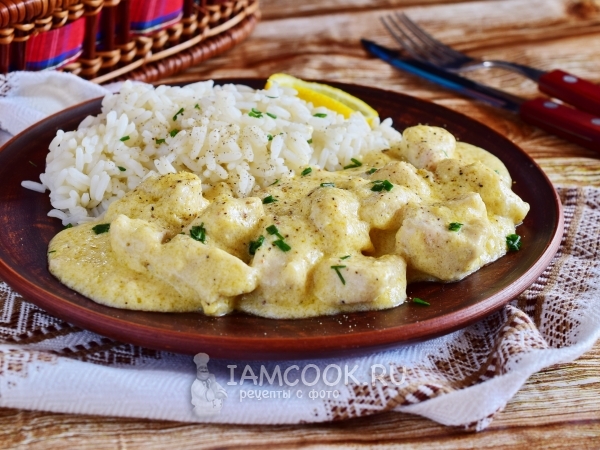 Фрикасе из курицы (классический рецепт), рецепт с фото