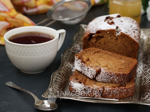 Постный медовый кекс, рецепт с фото