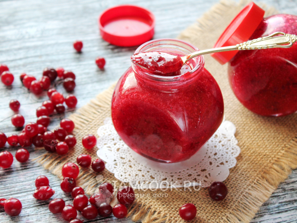 Клюква с сахаром на зиму без варки, рецепт с фото