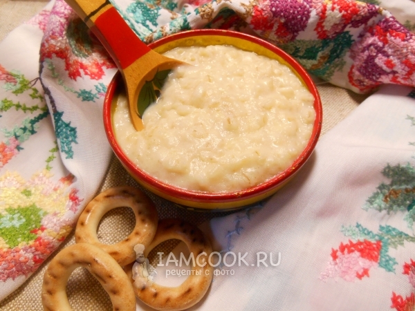 Булгур на топлёном молоке (вязкий), рецепт с фото