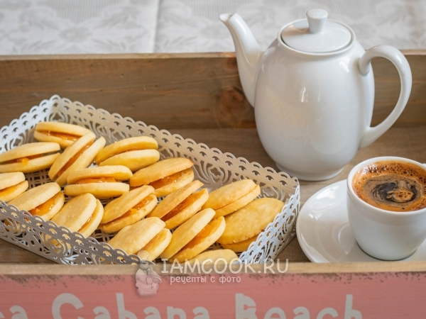 Лимонное песочное печенье, рецепт с фото