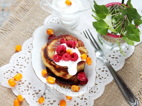 Гречневые оладьи на ряженке, рецепт с фото