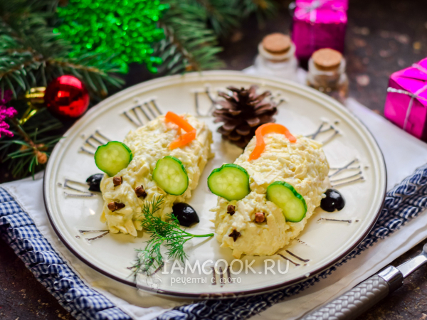 Сырные «Мышки» на Новый год, рецепт с фото