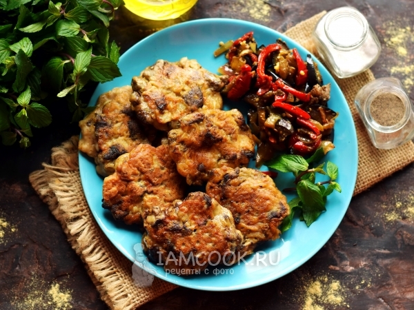 Рубленые котлеты из говяжьей печени, рецепт с фото