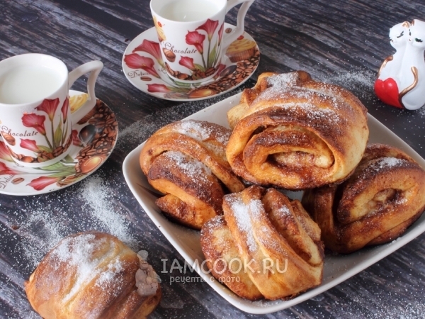 Французские булочки с корицей, рецепт с фото