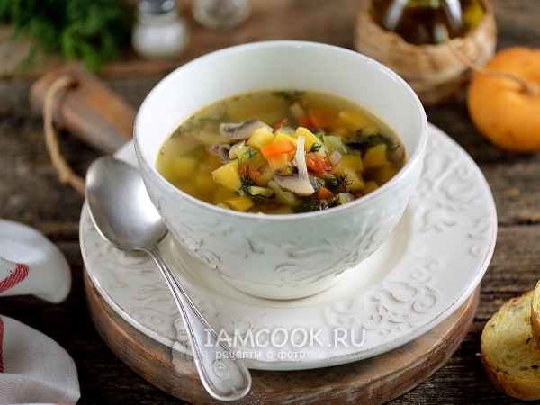 Овощной суп с репой, рецепт с фото