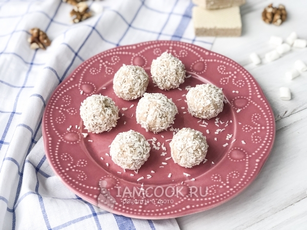 «Рафаэлло» с творогом и вафлями, рецепт с фото