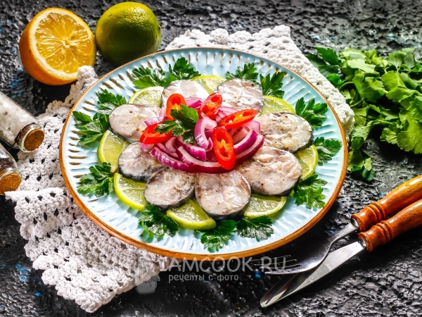 Севиче из скумбрии, рецепт с фото