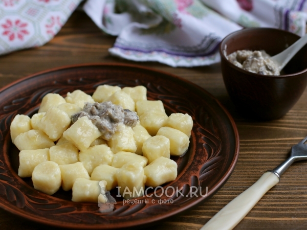 Картофельно-творожные клецки, рецепт с фото