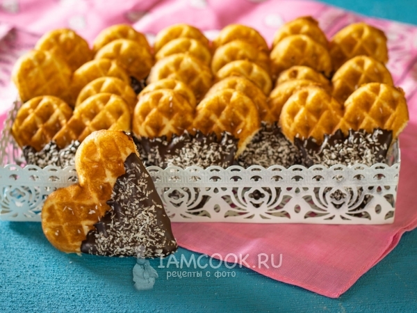 Кокосовые вафли, рецепт с фото