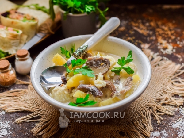 Тушеная картошка с грибами в сметане, рецепт с фото