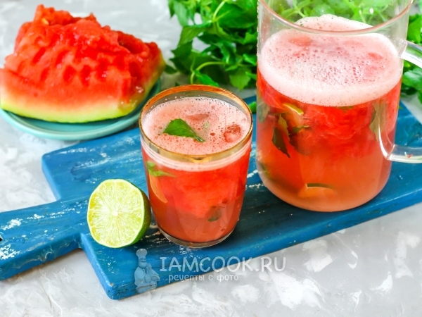 Арбузный мохито, рецепт с фото