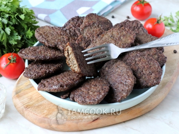 Оладьи из печени индейки , рецепт с фото