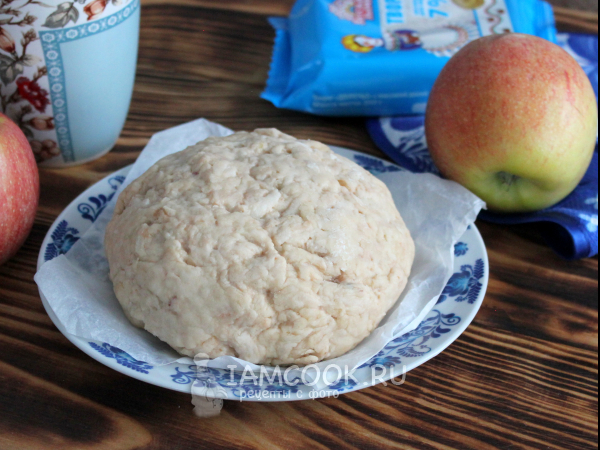 Яблочное тесто, рецепт с фото