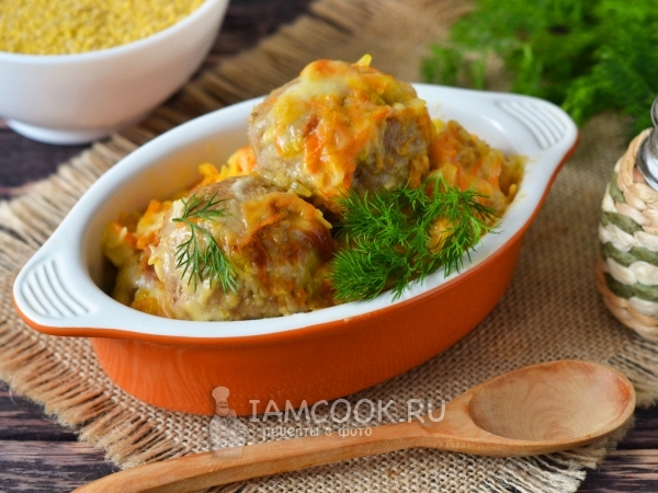 Тефтели с пшеном, рецепт с фото