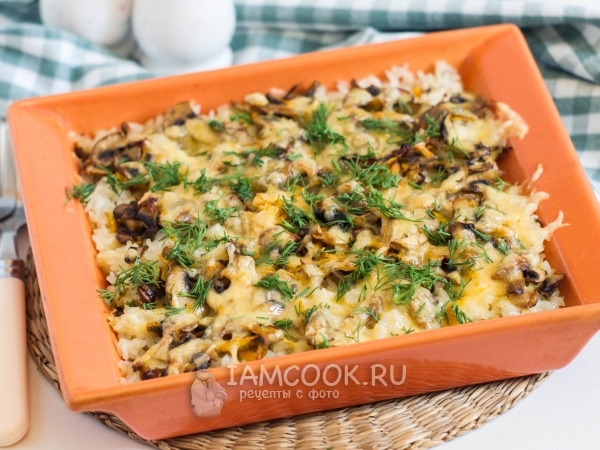 Слоеный рис, рецепт с фото