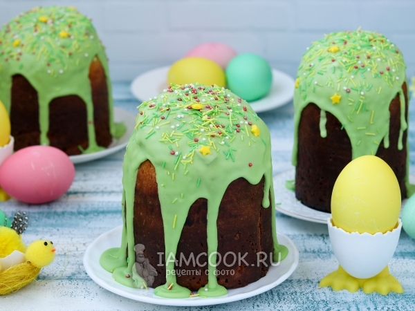 Кулич «Кружевная баба», рецепт с фото