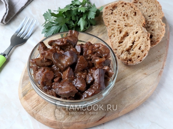 Печень по-турецки, рецепт с фото
