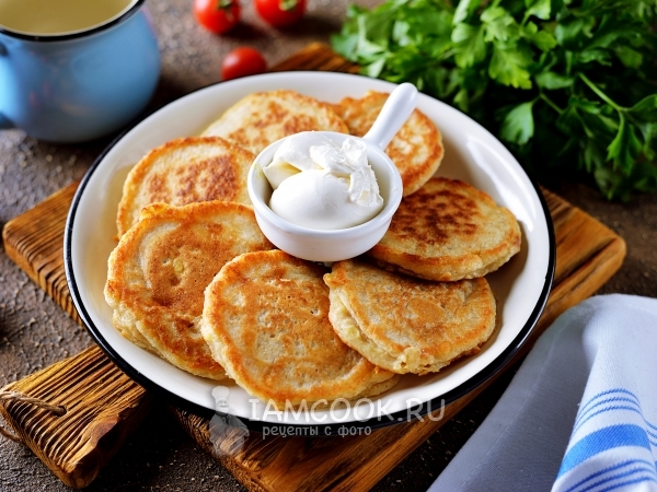 Оладьи из овсяных отрубей, рецепт с фото