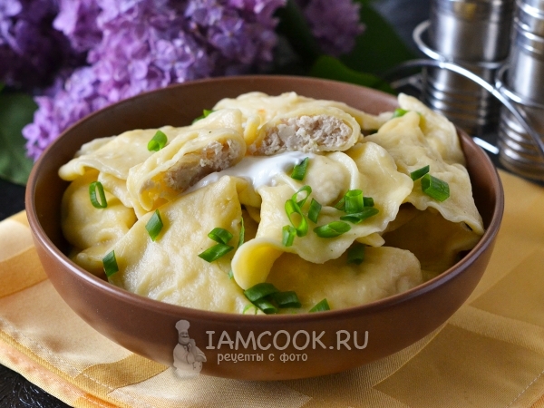 Креплах (еврейские пельмени), рецепт с фото