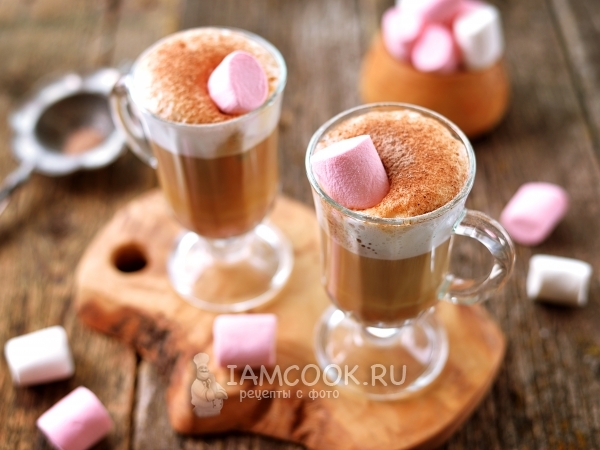 Латте с корицей, рецепт с фото