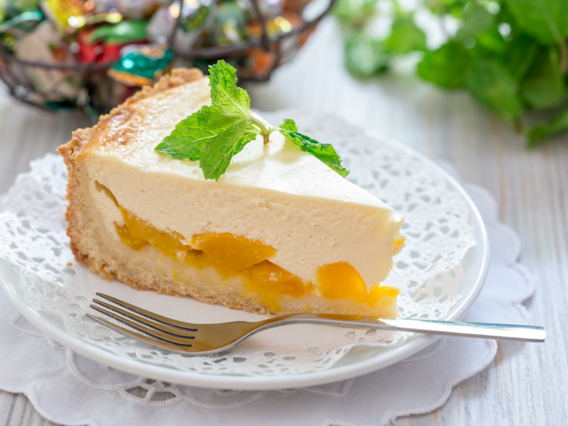 Творожный чизкейк без сливок, рецепт с фото